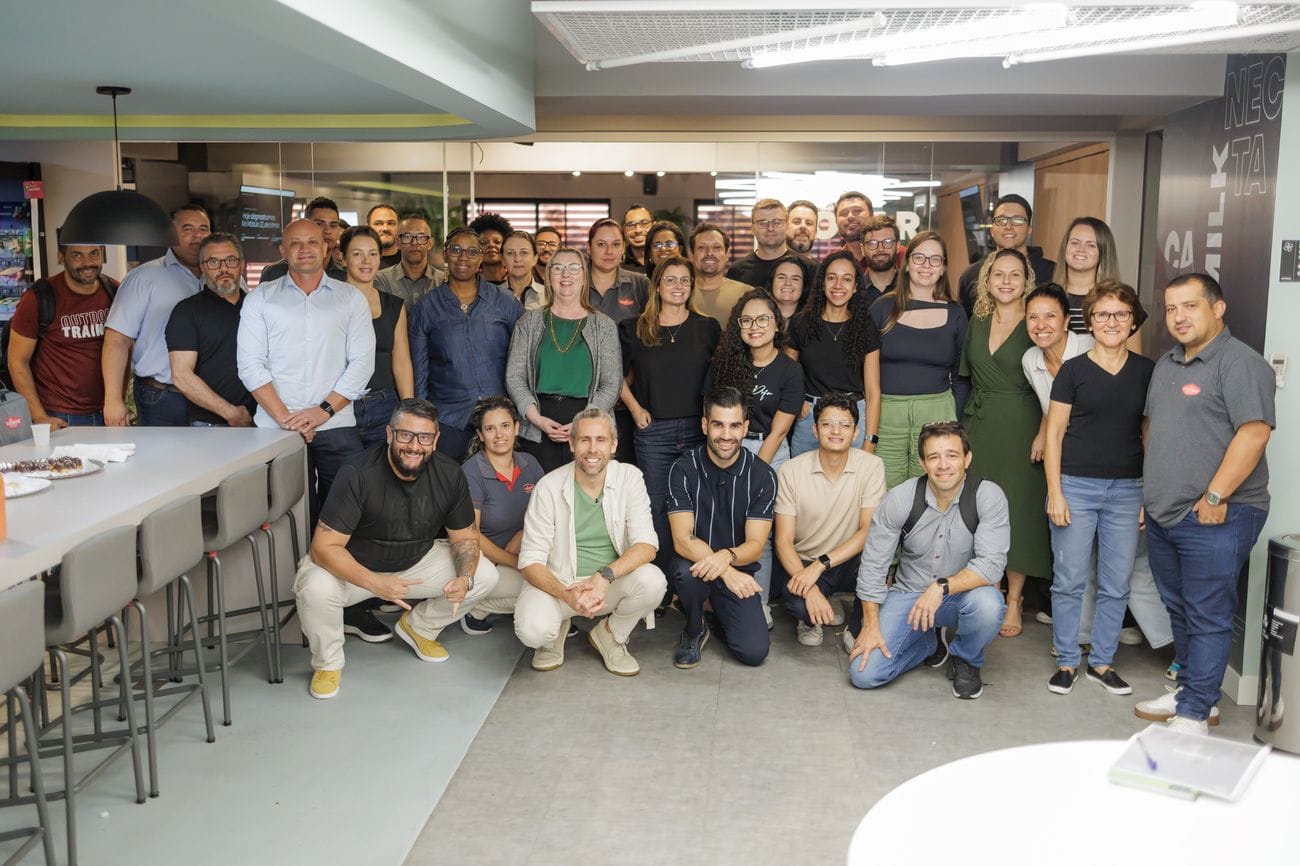 A turma completa da Imersão Travessia, reunida ao fim dos dois dias